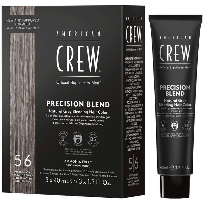 Image of American Crew Precision Blend Medium Ash (3 Pack)-0