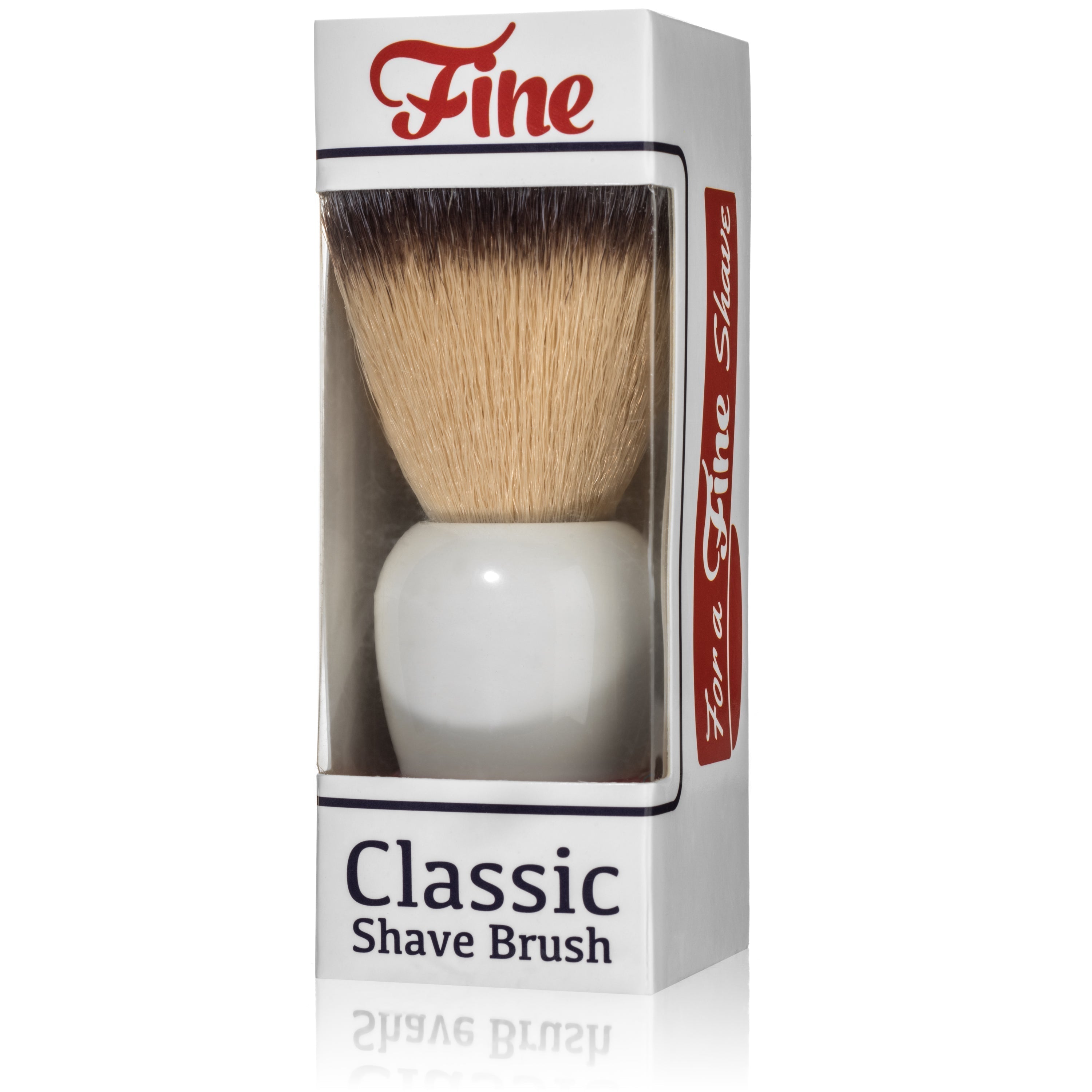 Image of Fine Accoutrements Classic Shaving Brush - White-0