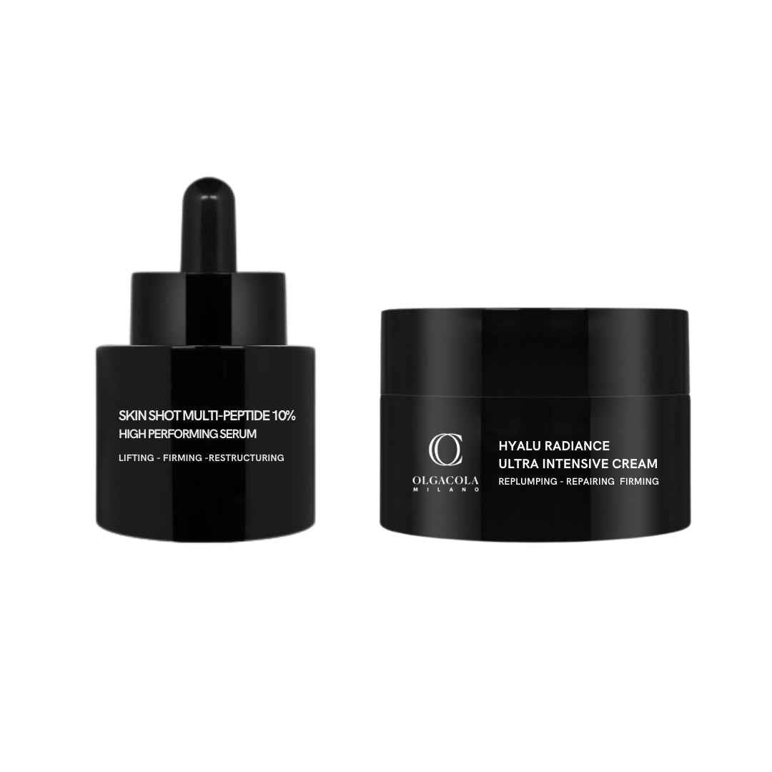 Image of Kit Siero Skin Shot Polipeptidi 10% + Hyalu Radiance Ultra Intensive Cream