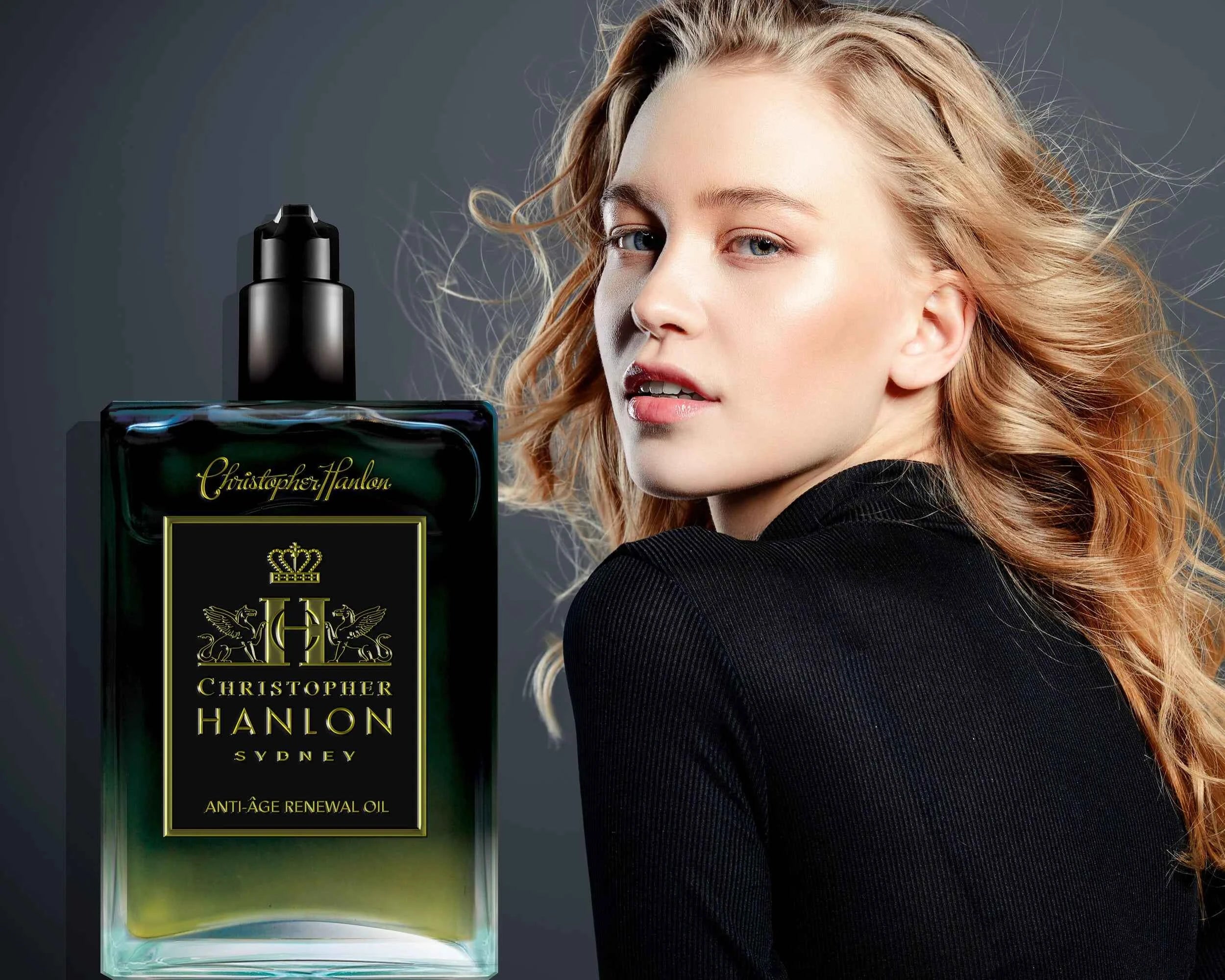 Image of ANTI ÂGE SKIN RENEWAL FUSION OIL – CHRISTOPHER HANLON Anti-Age Hautöl für Kopf bis Fuß | 3-Monatsbehandlung - Baycan Luxury