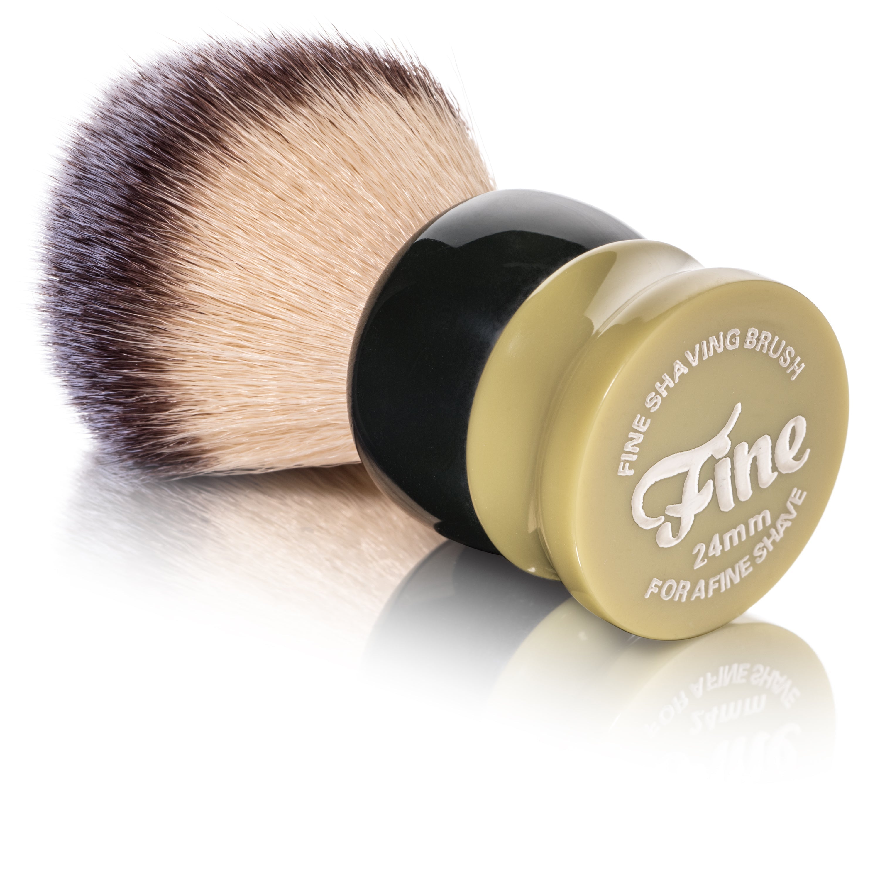 Image of Fine Accoutrements Stout Shaving Brush - Green/Gold-2