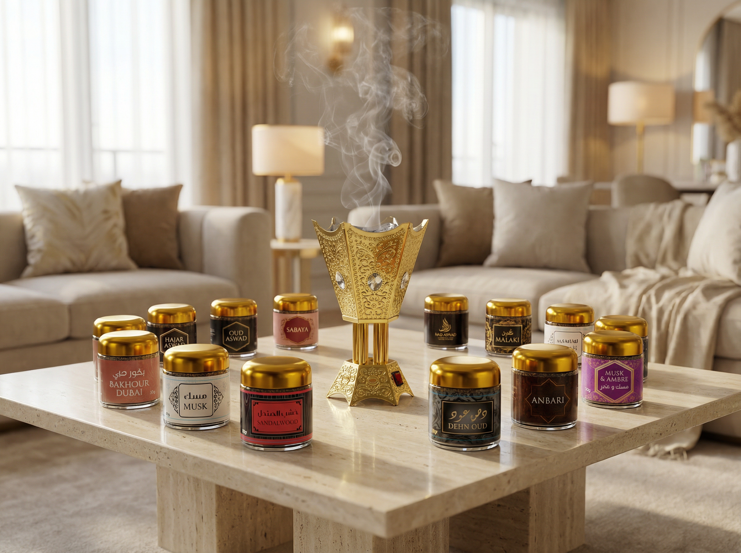 Image of La Boîte Découverte Bakhour – Parfum d’Ambiance Oriental Traditionnel-4