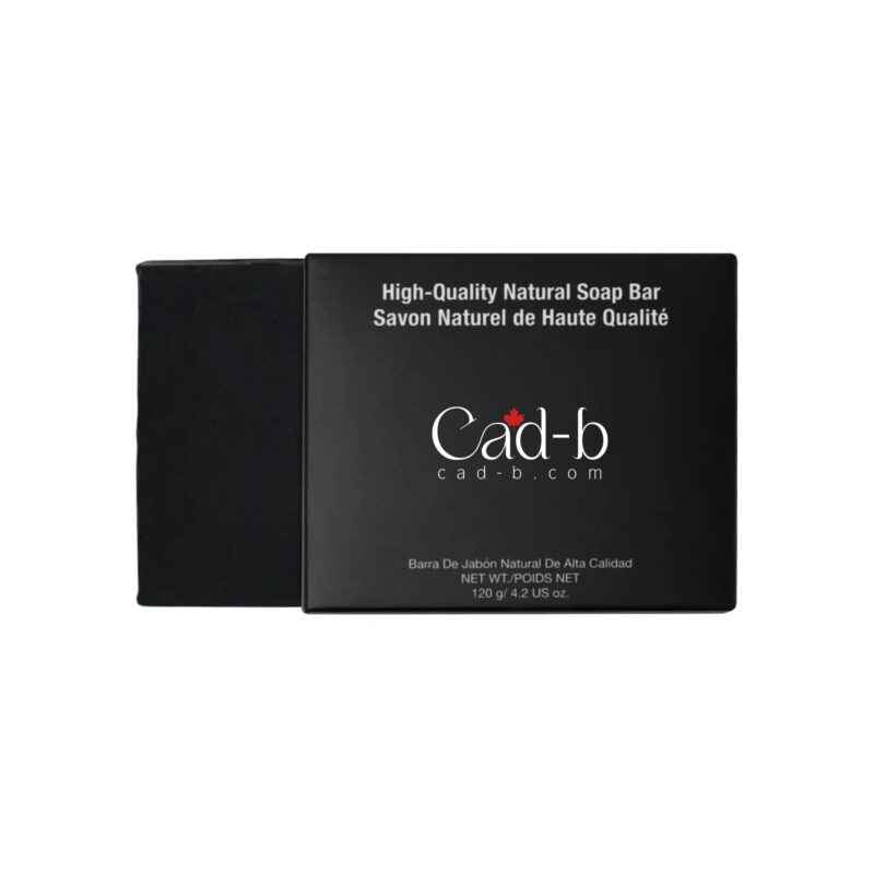 Image of Natural Charcoal Lather Soap - Detoxifying Charcoal Soap for Deep Pore Cleansing & Oil Control - Paraben-Free | CAD B | NS03