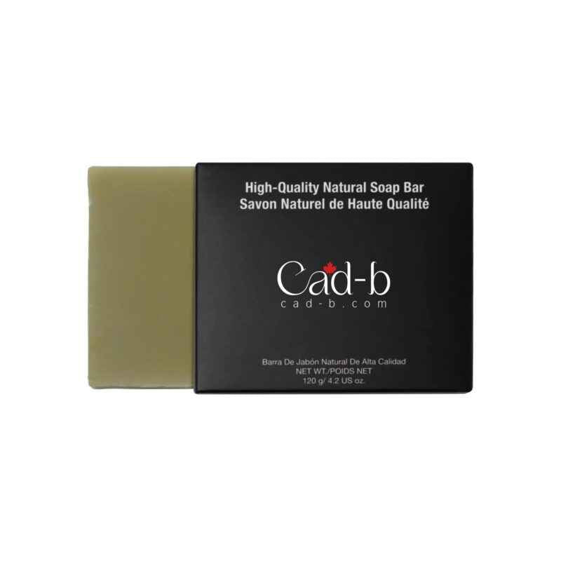 Image of Natural Green Tea Lemongrass Calming Soap - Detoxifying Green Tea Soap with Lemongrass for Oil Control & Clear Skin | Paraben-Free | CAD B | NS05