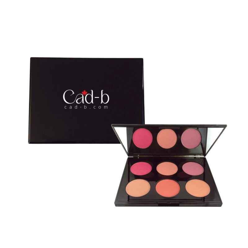 Image of 6 Shade Blush Palette for Natural Glow & Buildable Color – Desire | CAD B | C601