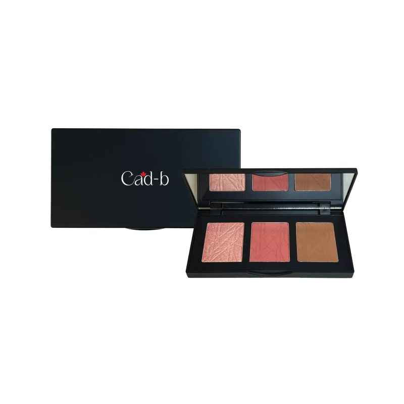 Image of Pro Cheek Palette – Matte & Shimmer Blush, Contour & Highlight – Curious – PCP52 | Vegan & Cruelty-Free