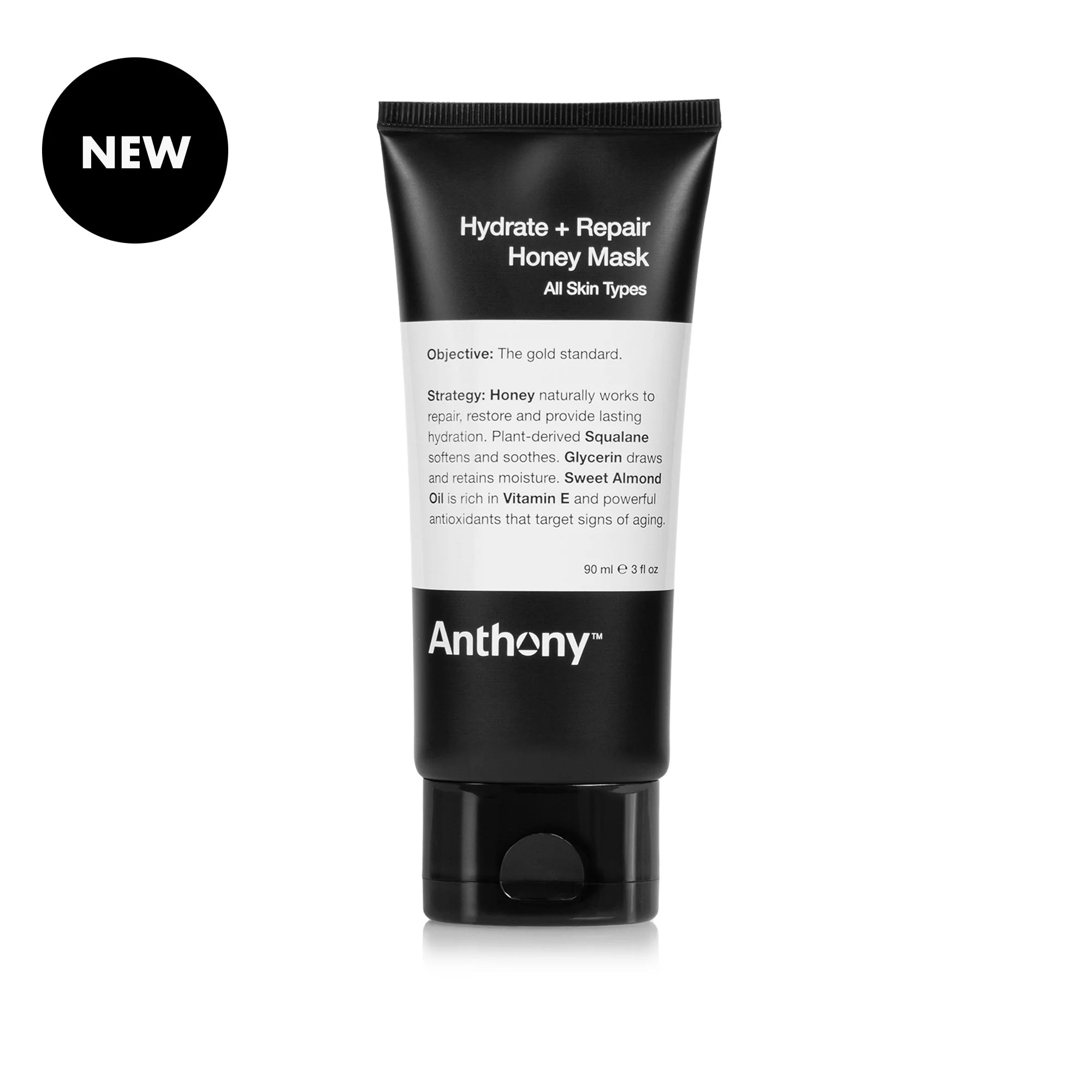 Image of Anthony Hydrate + Repair Honey Mask  3 Oz / 90 G-0