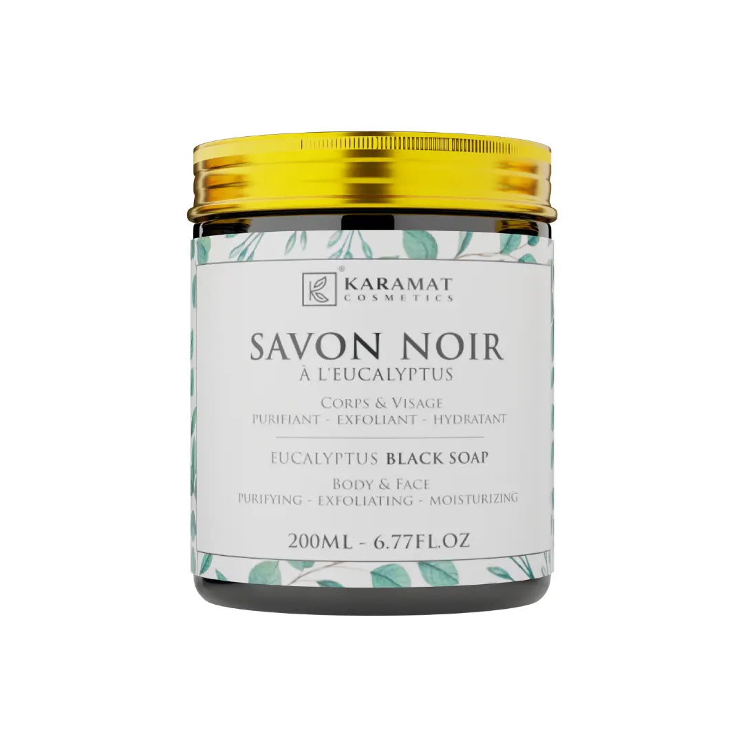 Image of Savon Noir Eucalyptus 200ml | Puissance Purifiante et Rafraîchissement Intense-0