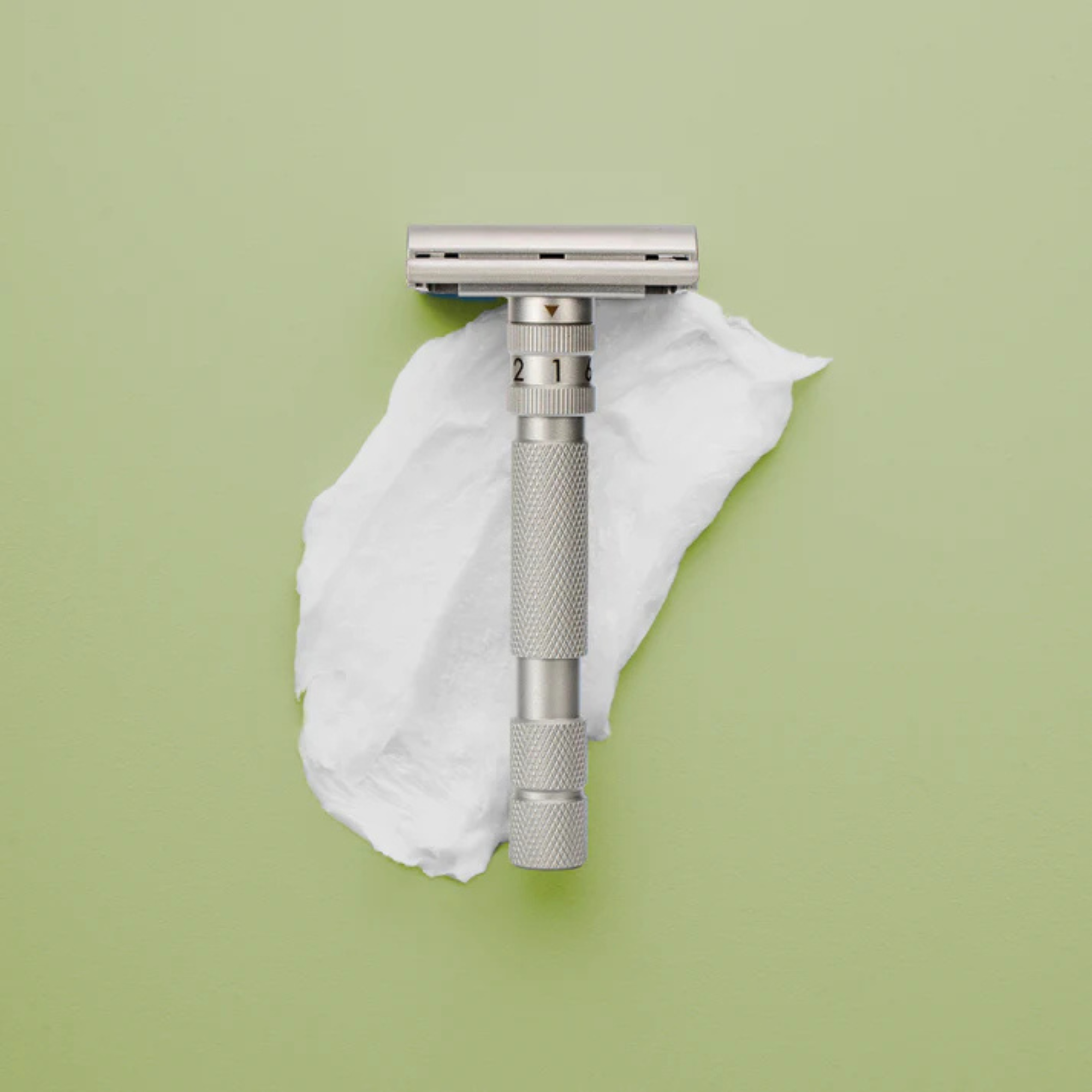 Image of Rockwell T2 Adjustable Twist-To-Open Stainless Steel DE Safety Razor - Matte Silver-0