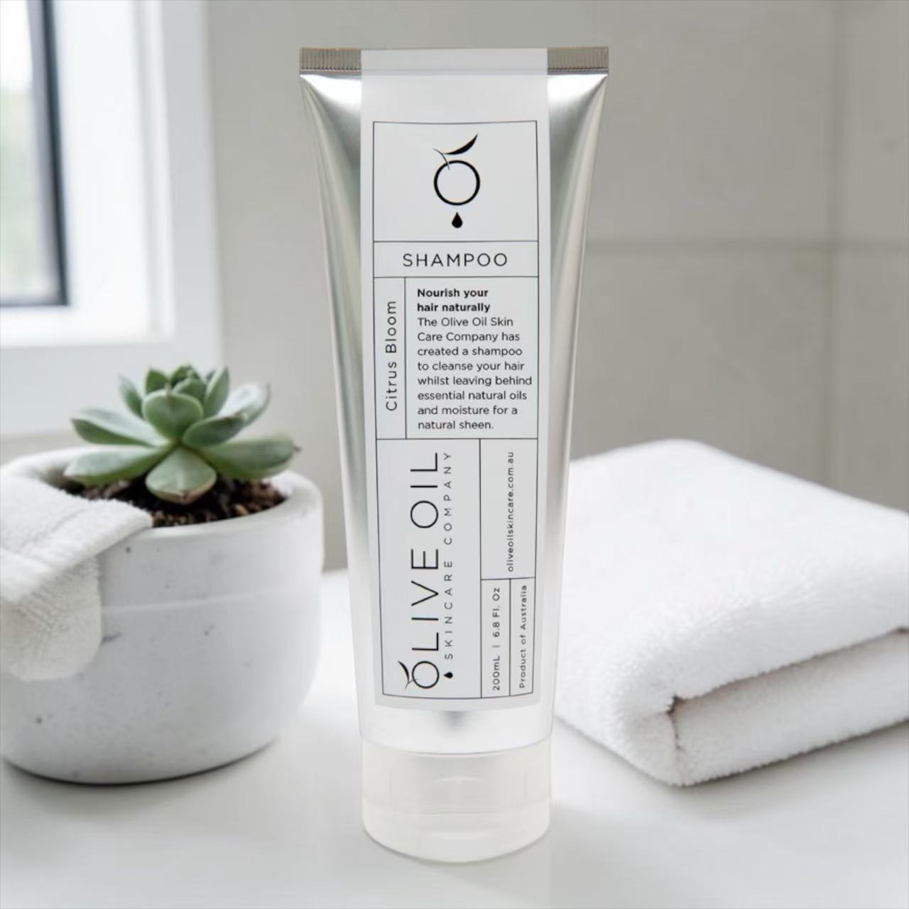Image of Hair Shampoo< 200ml Tube, Citrus Bloom.-1