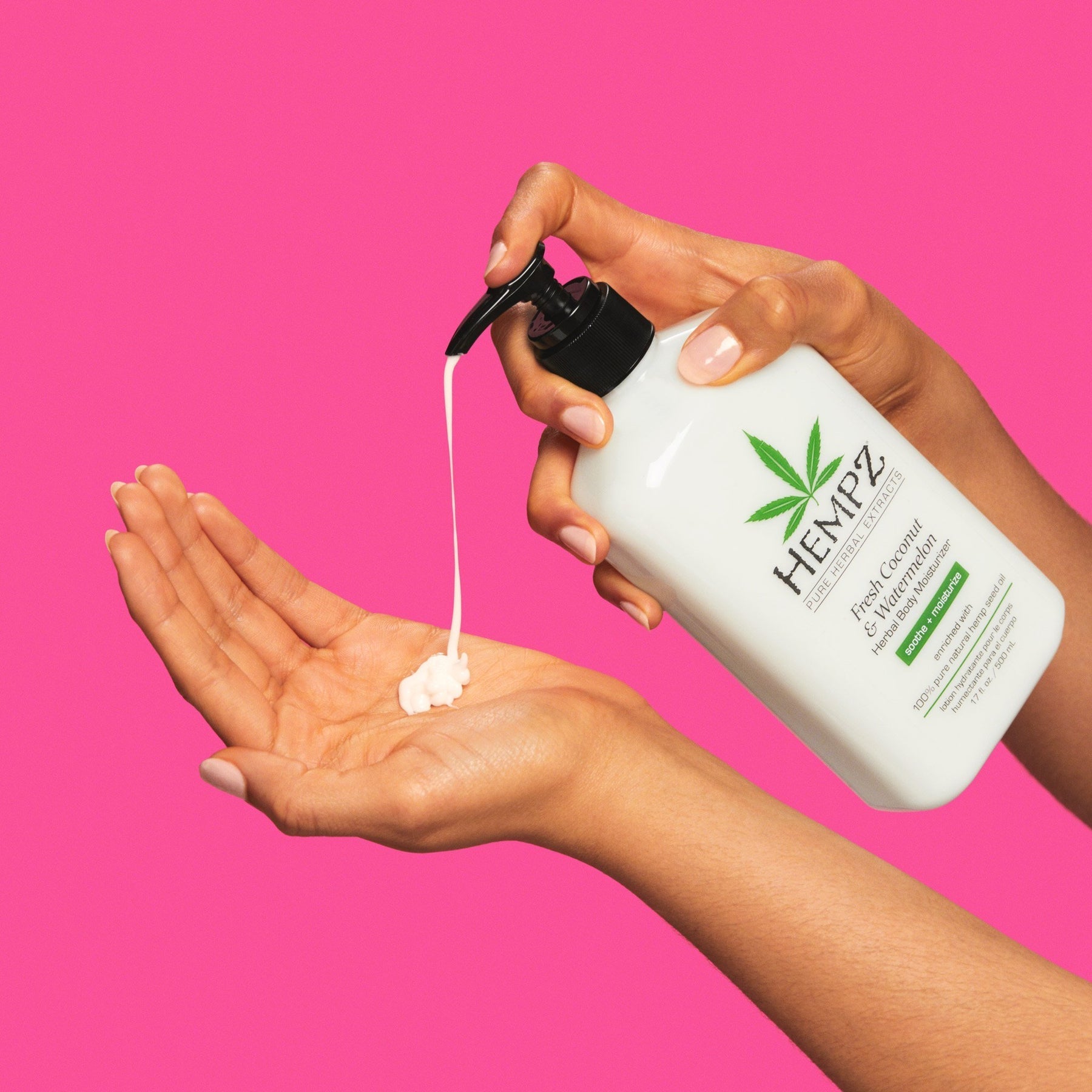 Image of Fresh Coconut & Watermelon Herbal Body Moisturizer 17 OZ.-2