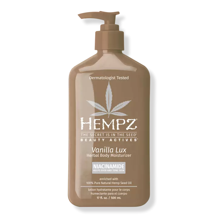 Image of Hempz Vanilla Lux Herbal Body Moisturizer with Niacinamide 17oz.-0
