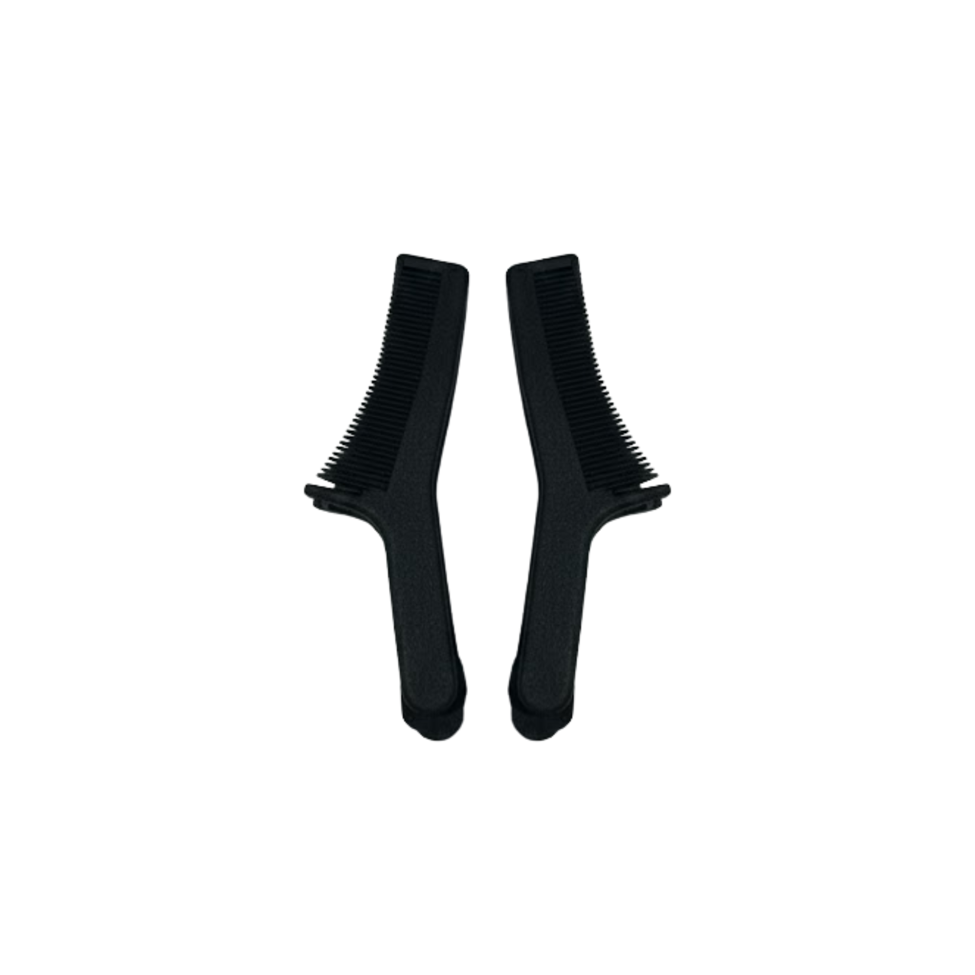 Image of Micro Moustache Comb w/Clip - Black-0