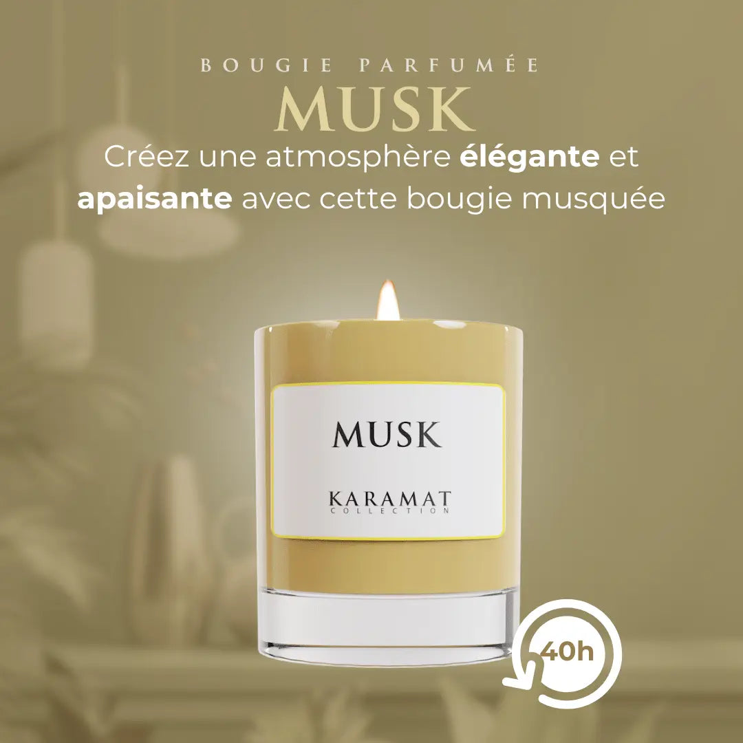 Image of Bougie Parfumée Musk – Subtilité Musquée-1