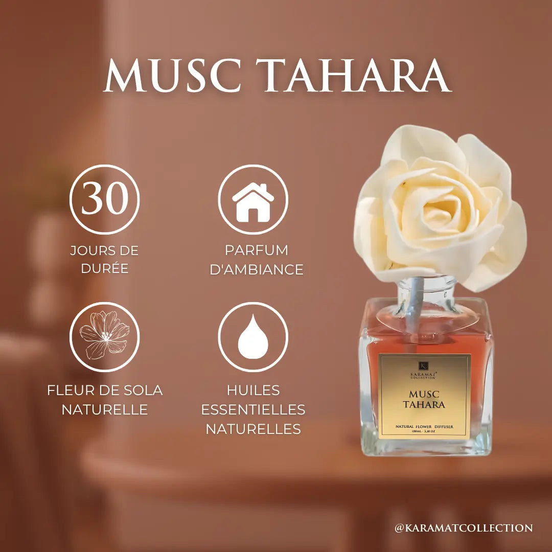 Image of DIFFUSEUR À FLEURS 100ml – MUSC TAHARA-4