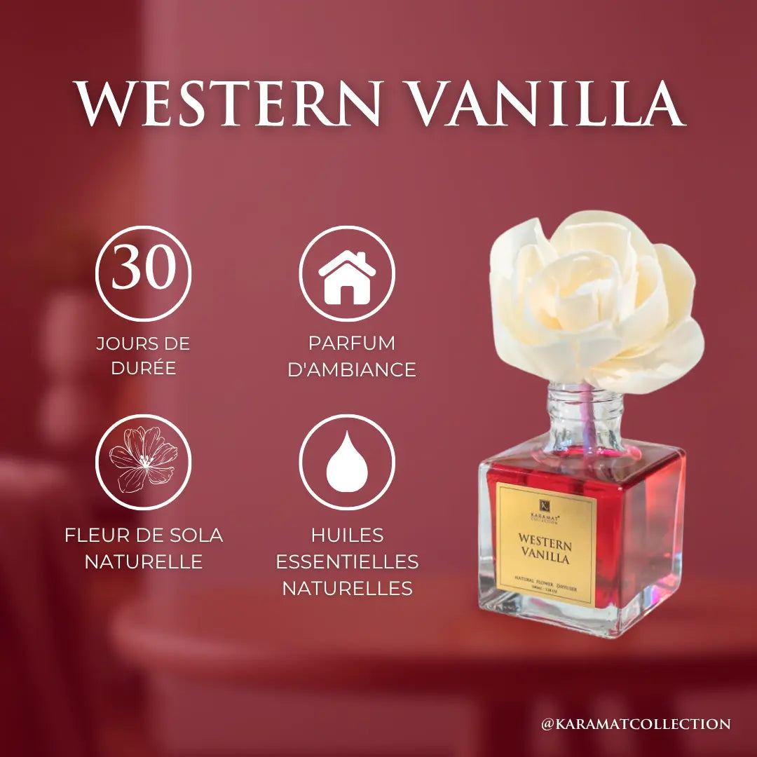 Image of DIFFUSEUR À FLEURS 100ml – WESTERN VANILLA-2