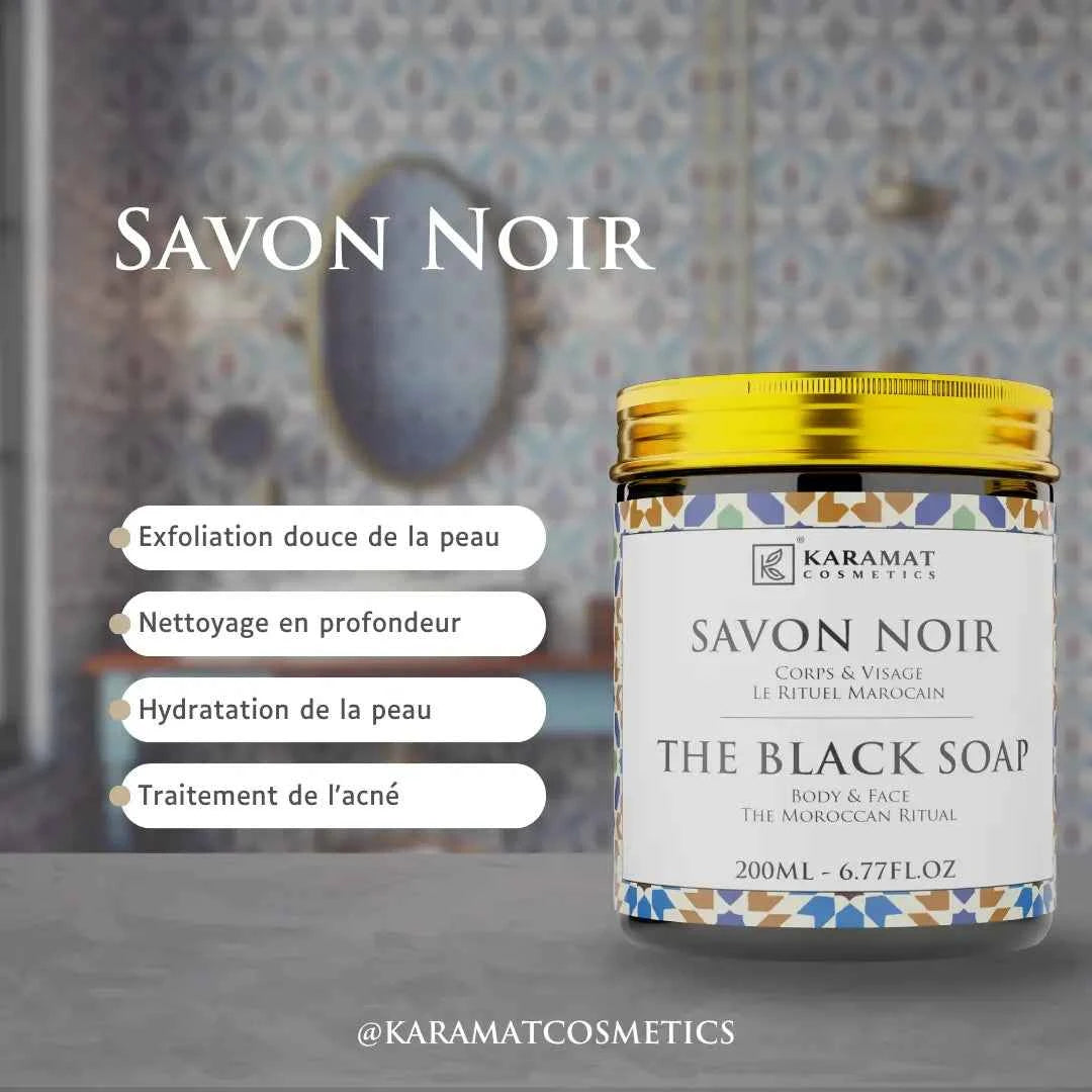 Image of Savon Noir Traditionnel Beldi 200ml