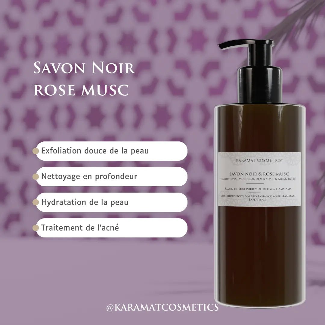 Image of Savon Noir + Rose Musc 300ml-1
