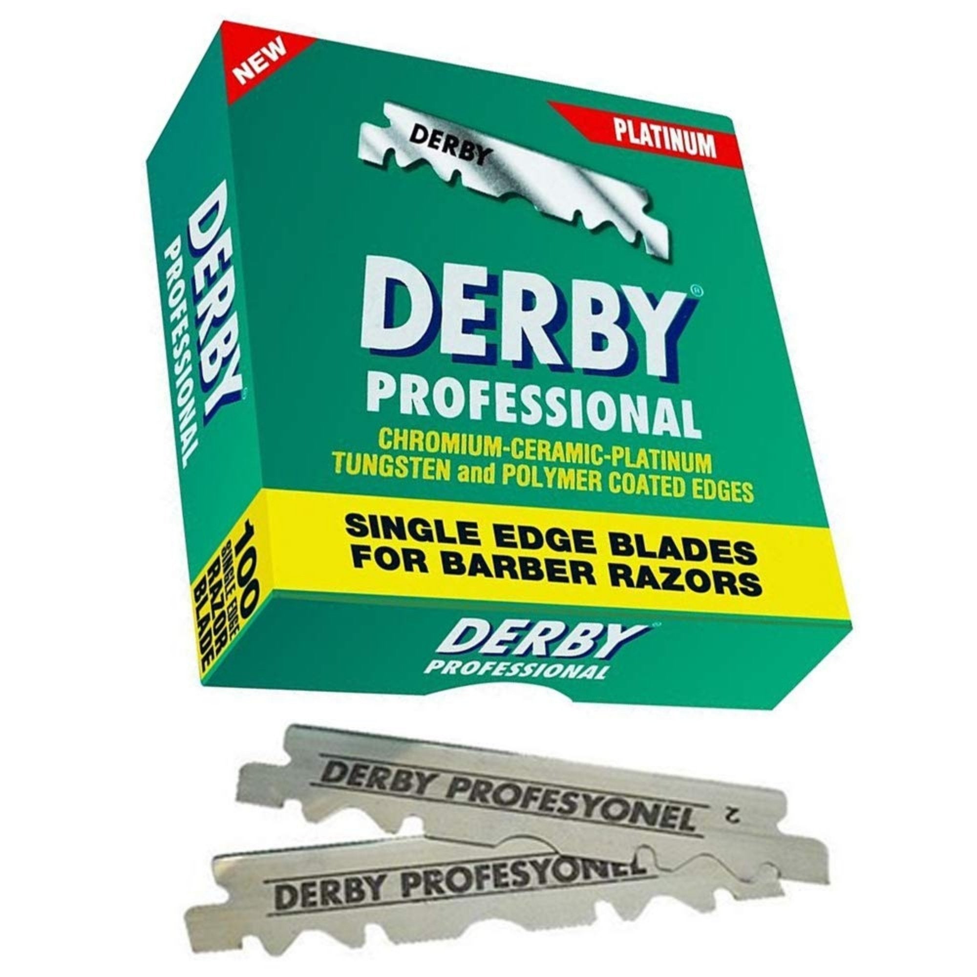Image of Derby Professional Single Edge Razor Blade (100 Blades/Pack)-3