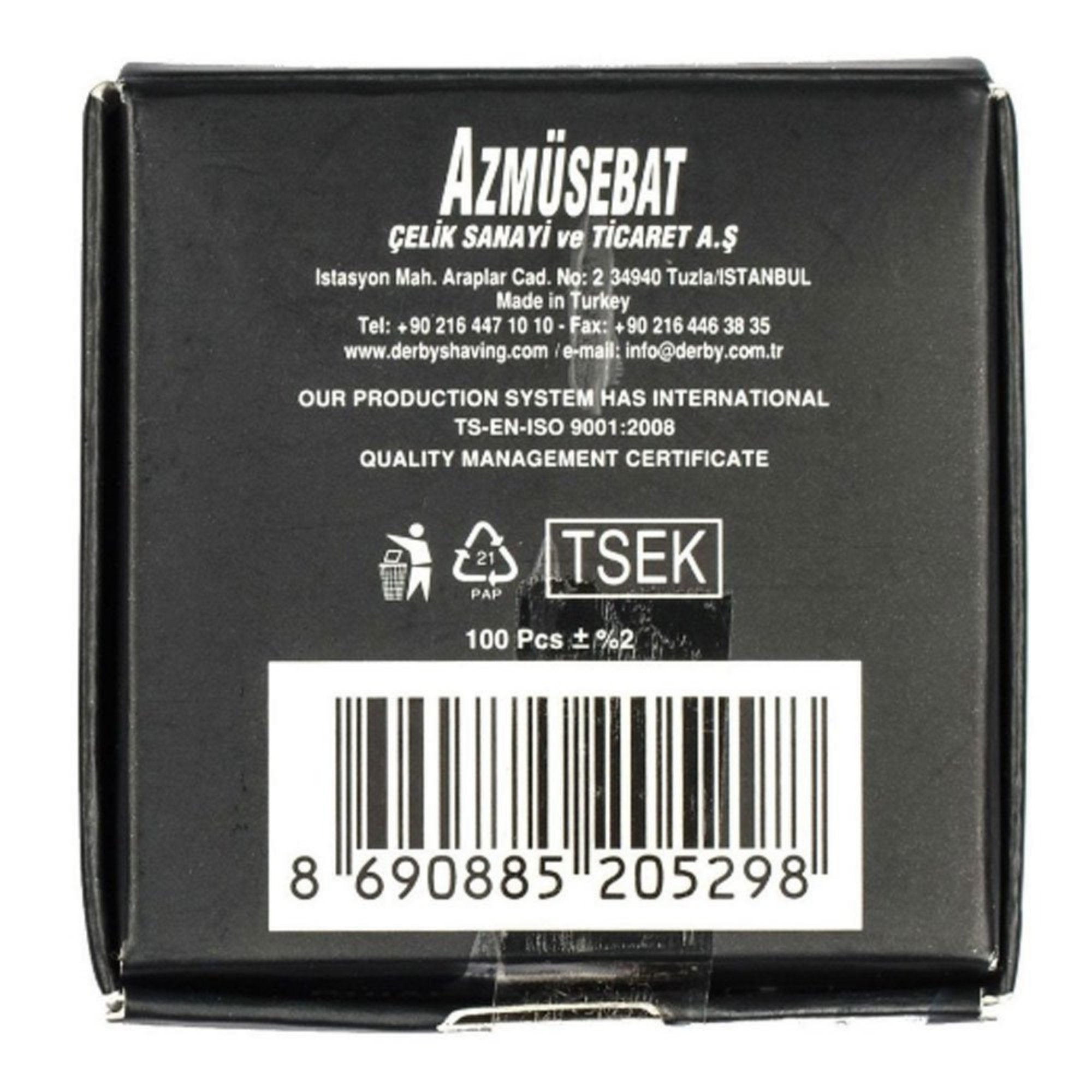 Image of Derby Single Edge Premium Blades (1/2 Double Edge Saftey Razor Blade) 100pk-2