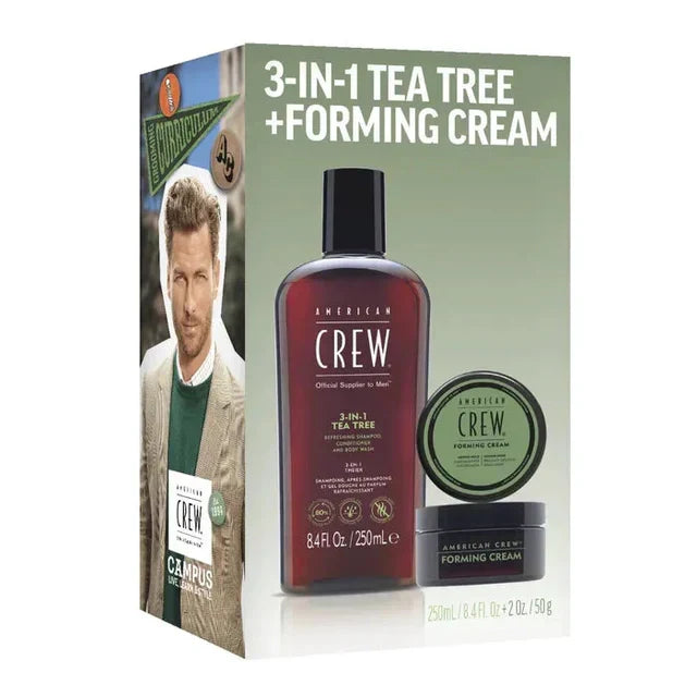 Image of American Crew 3-IN-1 Tea Tree and Forming Cream Duo-0