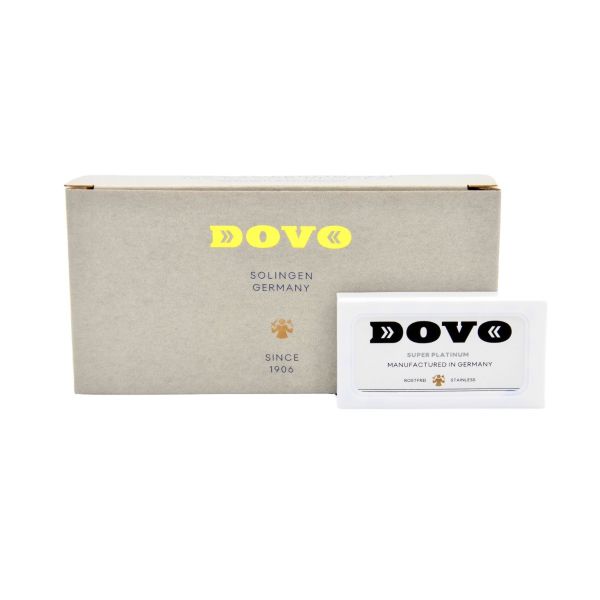 Image of Double-edged DOVO Super Platinum razor blades, MADE IN GERMANY 10 PU: 100 blades-0