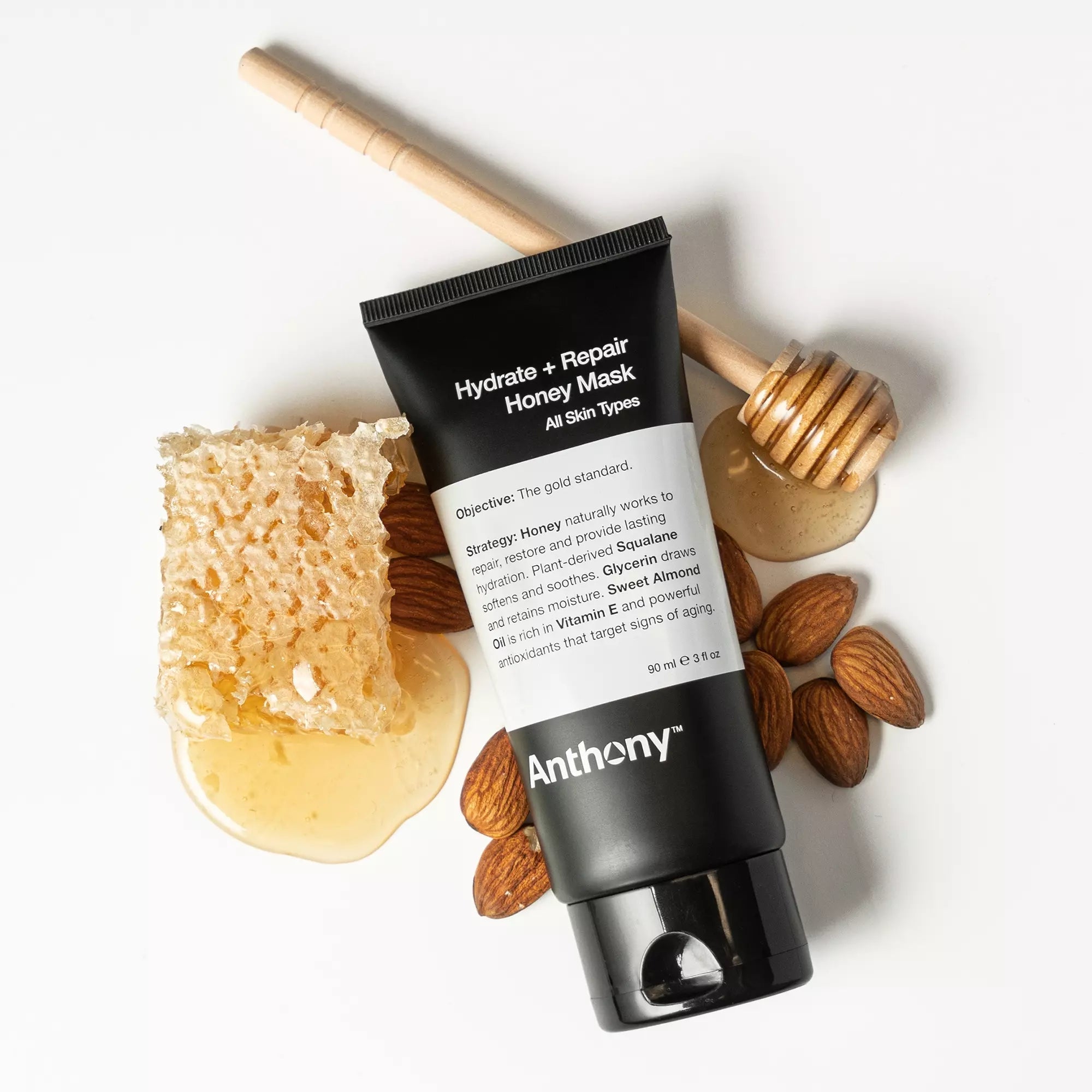 Image of Anthony Hydrate + Repair Honey Mask  3 Oz / 90 G-2