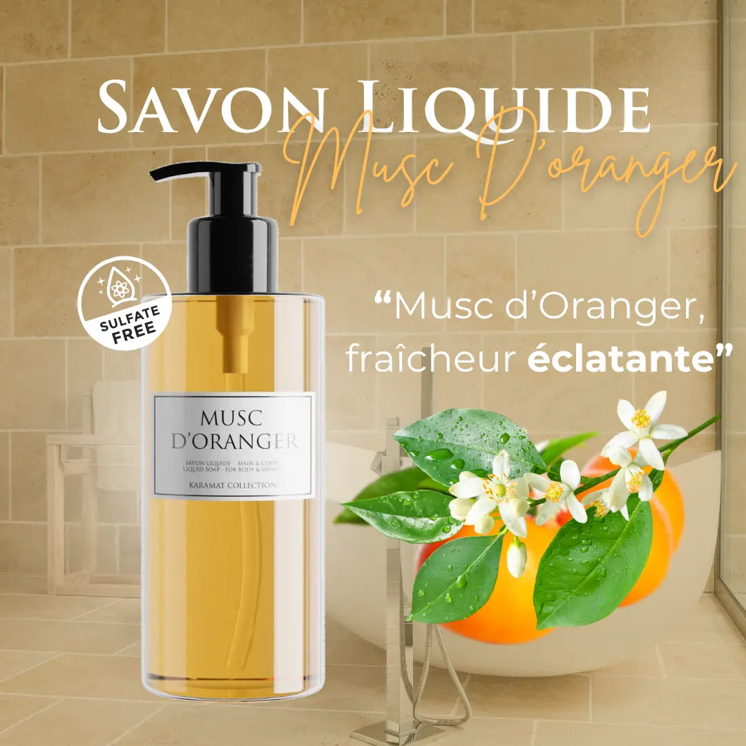 Image of MUSC D’ORANGER Savon Liquide de Luxe 300ml-1