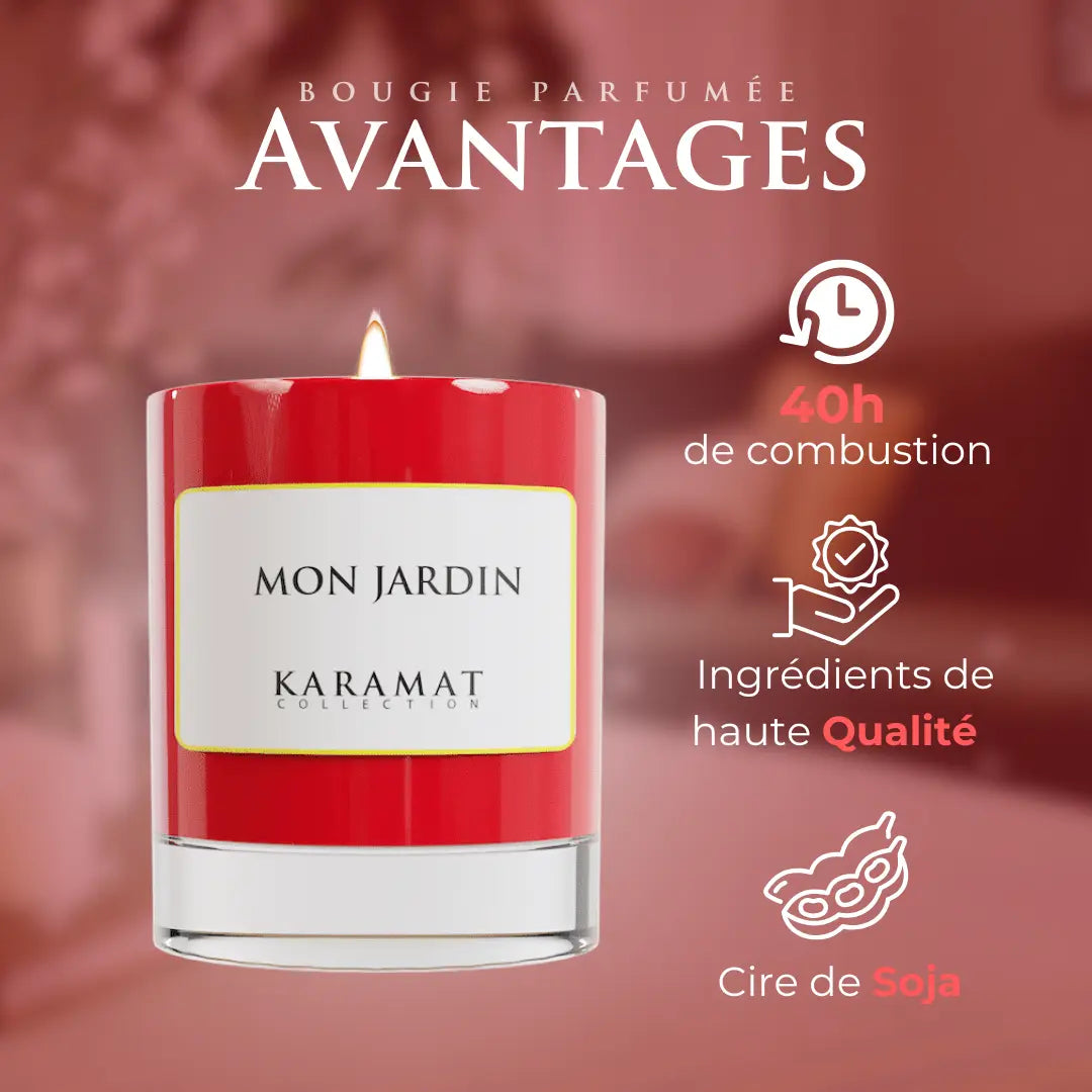Image of bougie parfumée Mon Jardin – Jardin Secret-2
