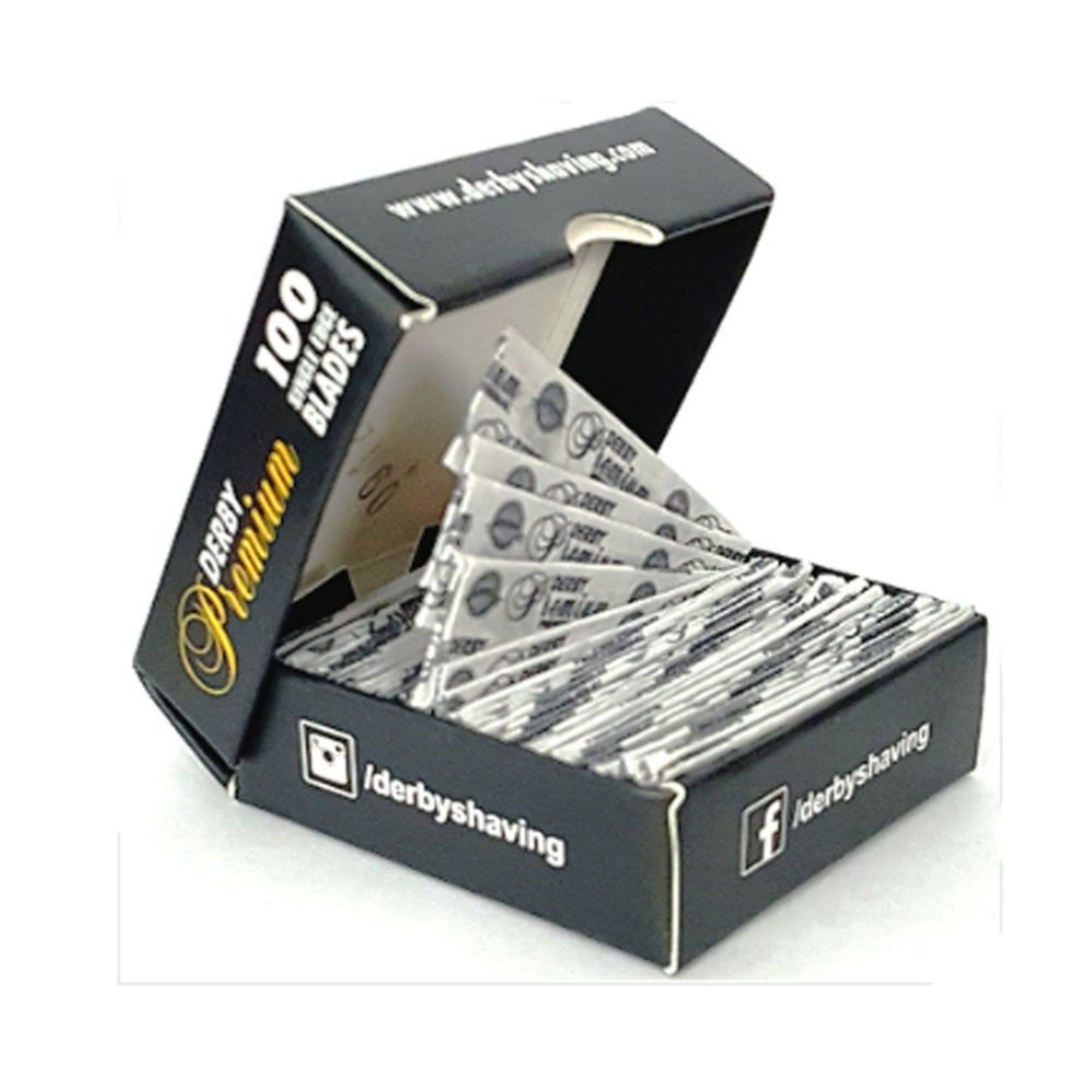 Image of Derby Single Edge Premium Blades (1/2 Double Edge Saftey Razor Blade) 100pk-3