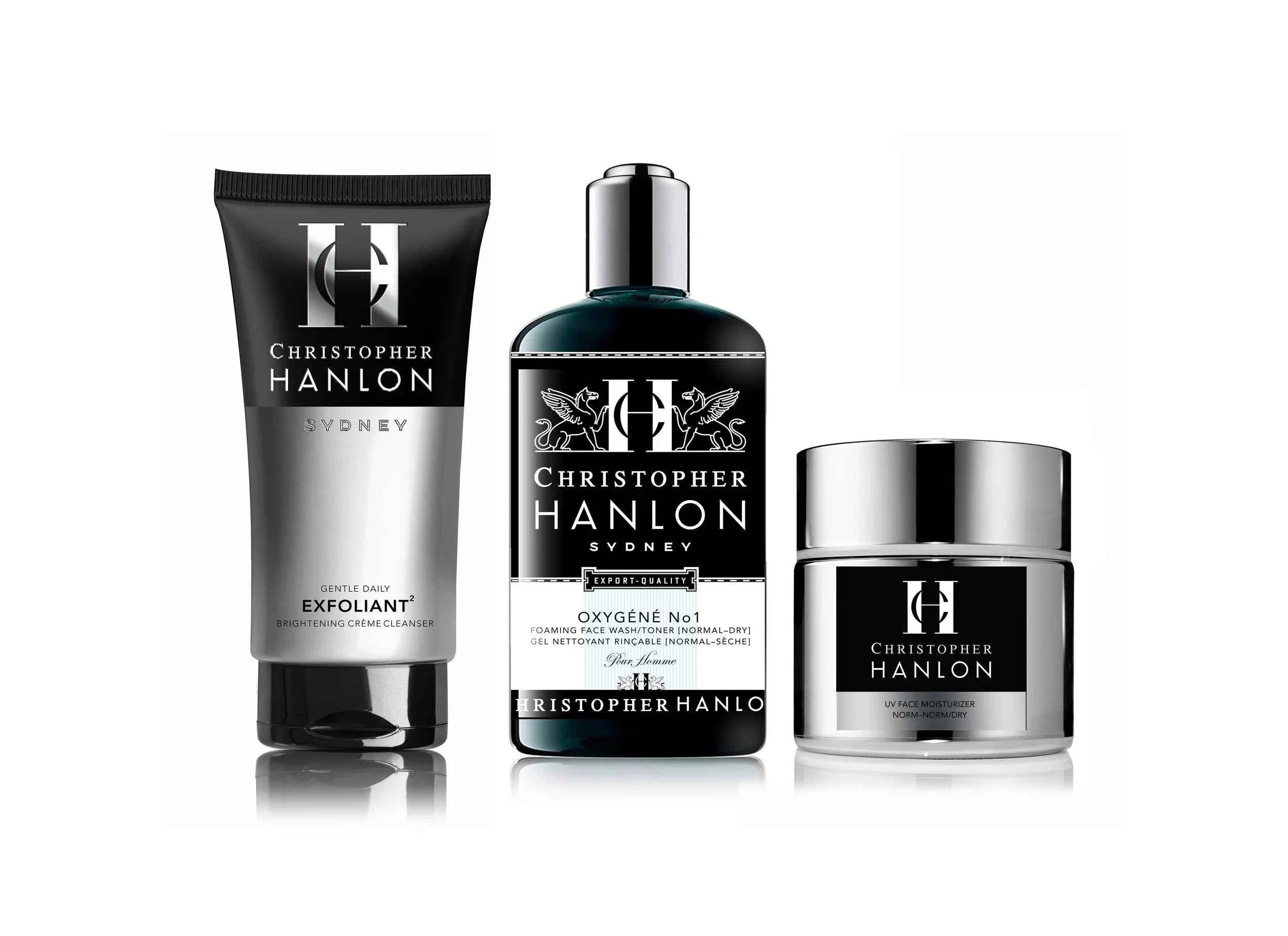 Image of CHRISTOPHER HANLON  3 Step MEN'S SKINCARE DEAL | Normal + Norm - Dry