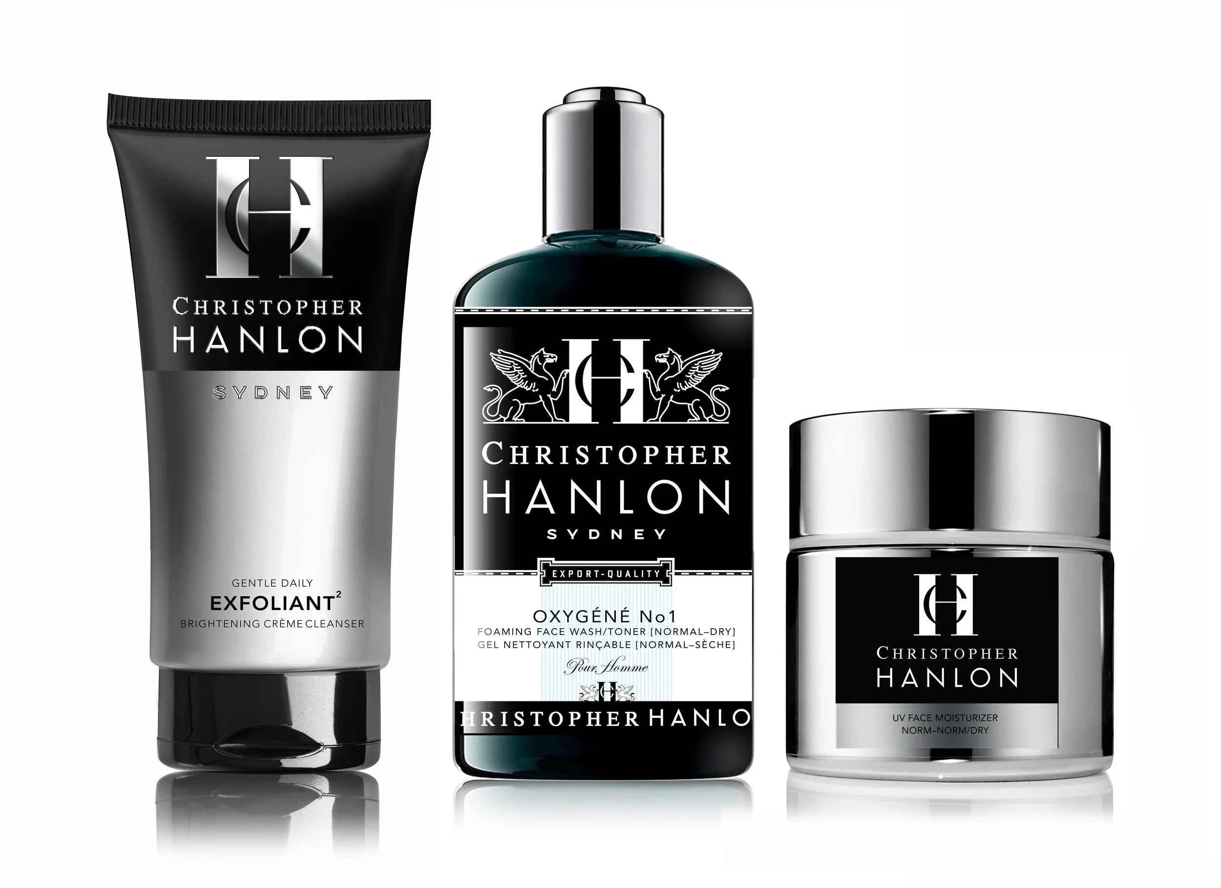 Image of CHRISTOPHER HANLON 3 Step MEN'S SKINCARE DEAL | Normal + Norm - Dry - Baycan Luxury