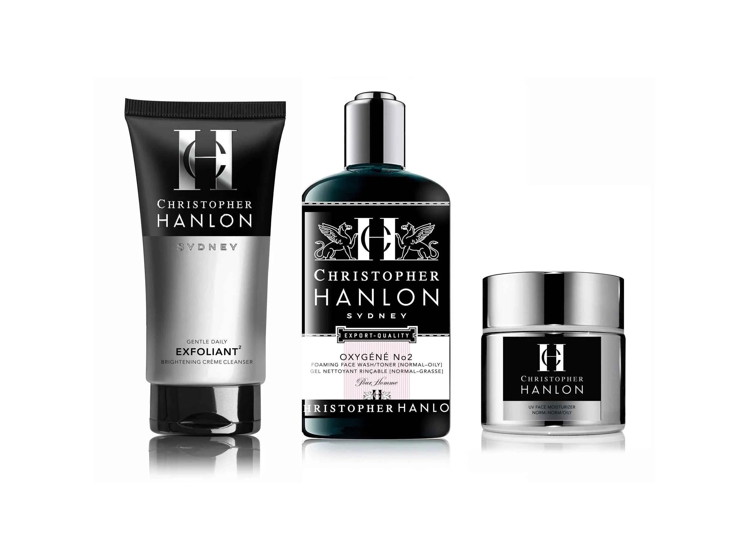 Image of CHRISTOPHER HANLON  3 Step MEN'S SKINCARE DEAL | Normal + Norm - Oily