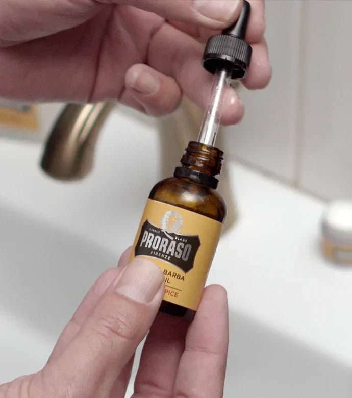 Image of Proraso Beard Oil Wood and Spice 30ML-3