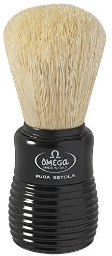 Image of Omega Black Shaving Brush #810-0