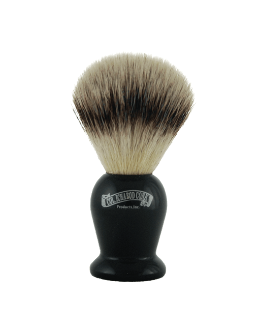 Image of Col. Conk Synthetic Shaving Brush, H:102, K:20mm, Black Resin Handle-0