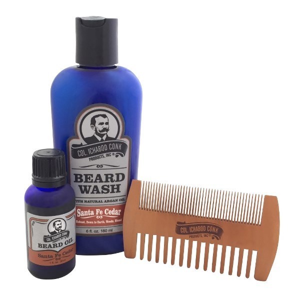 Image of SANTA FE CEDAR BEARD KIT - with 2 sided comb #4051-0