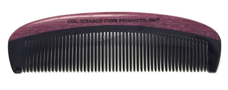 Image of Col. Conk Violet Sandalwood Horn Comb - 5
