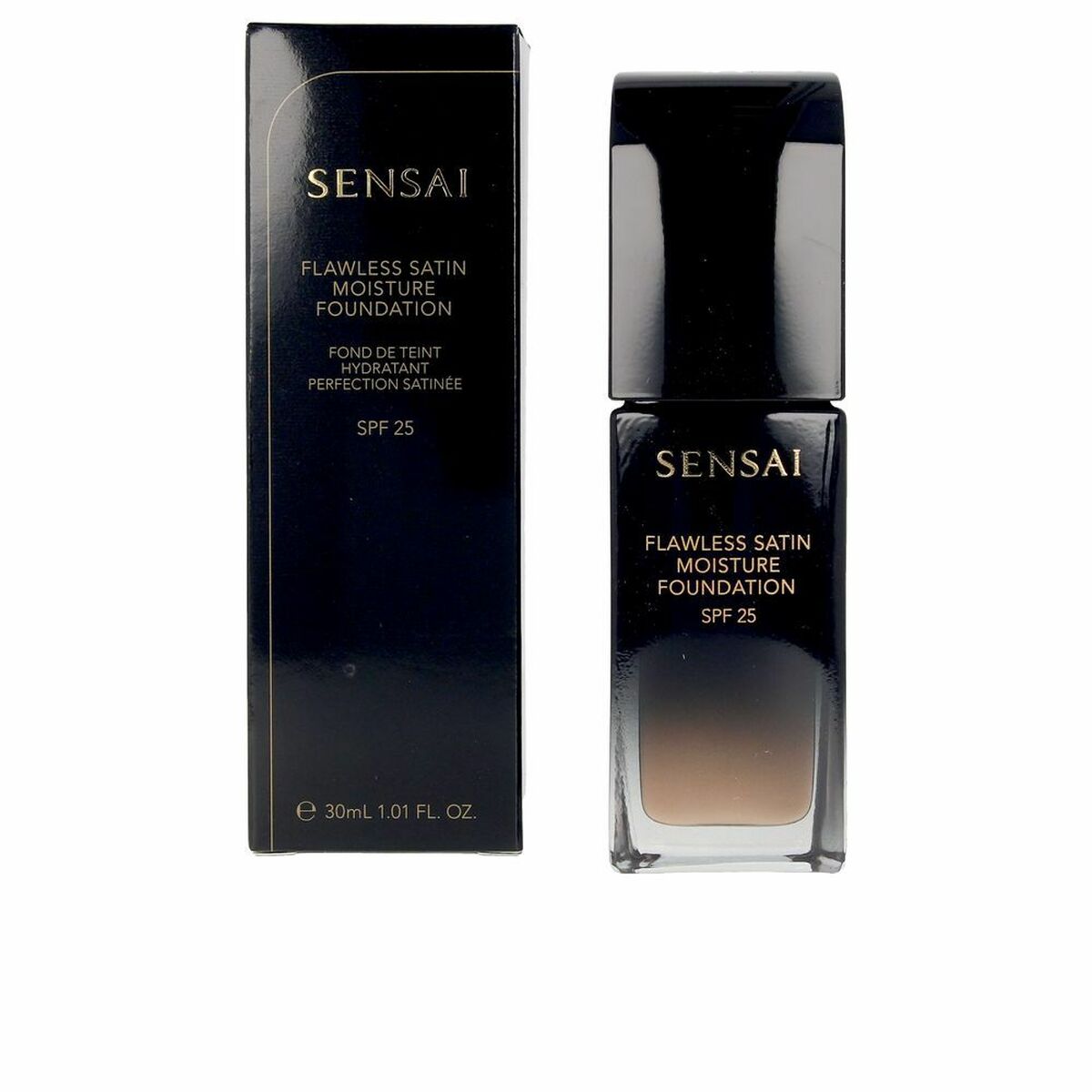 Image of Liquid Make Up Base Kanebo Sensai 204-honey beig Nº 204-Honey Beig Fs204-Honey Beige Spf 25 Spf 20 30 ml-0