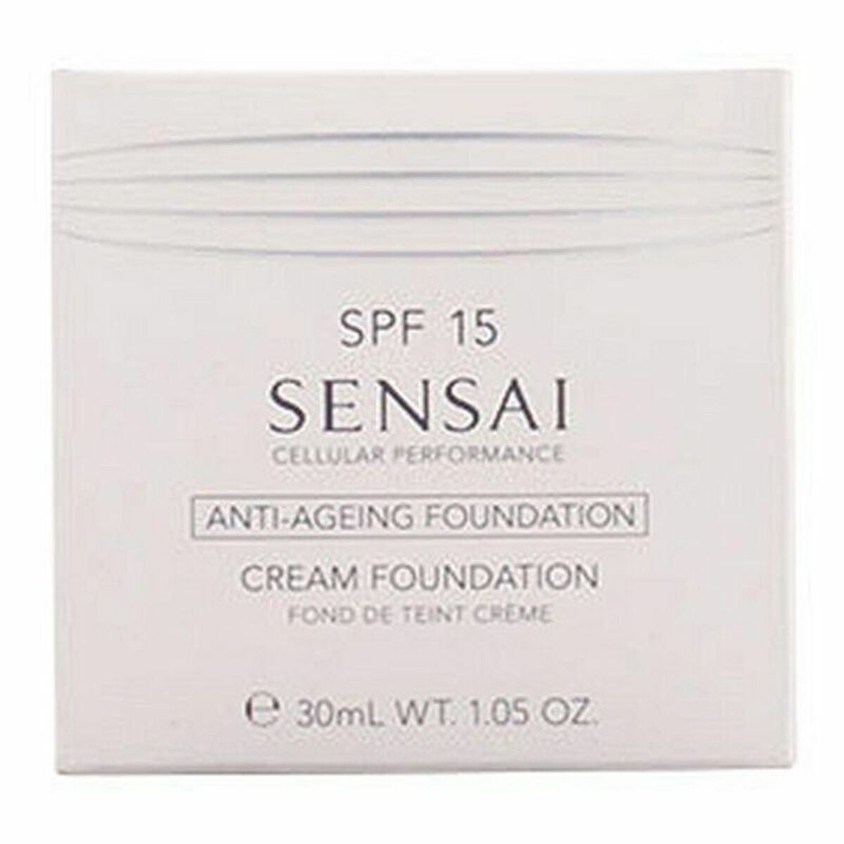 Image of Fluid Foundation Make-up Kanebo Sensai Cp cf 25 Cf25-Topaz Beige Spf 15 30 ml-4