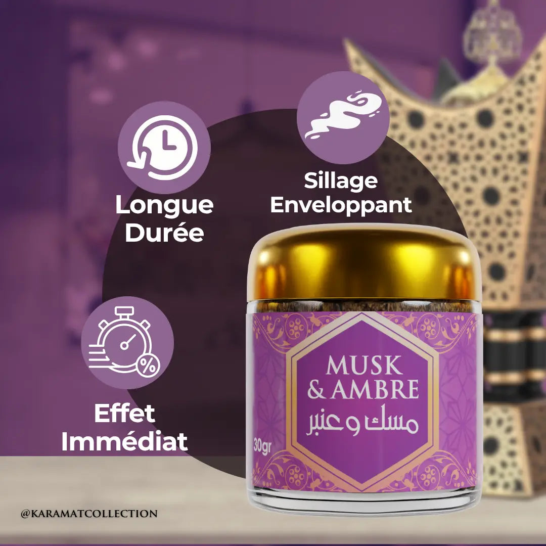 Image of Mabsous MUSK & AMBRE 30gr-1