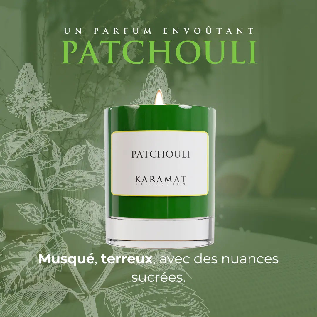 Image of Bbougie parfumée Patchouli – Profondeur Terreuse-3