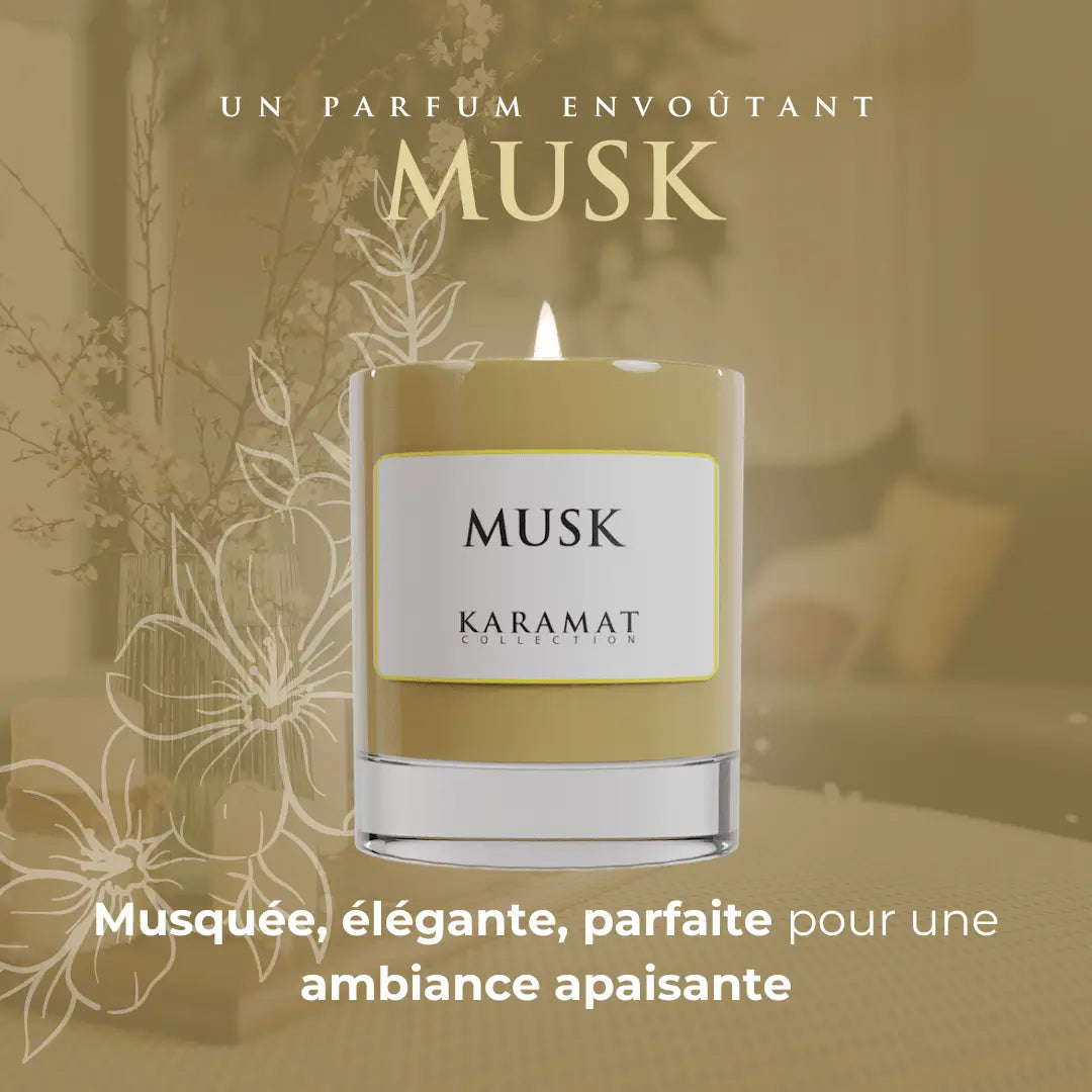 Image of Bougie Parfumée Musk – Subtilité Musquée-3