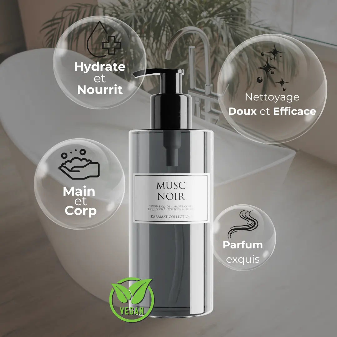 Image of MUSC NOIR Savon Liquide de Luxe 300ml-2