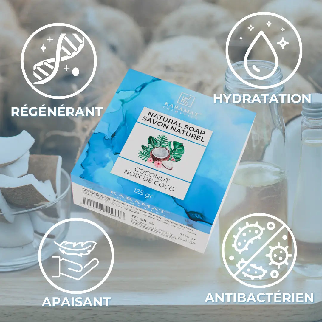 Image of Savon naturel de noix de coco 125gr-3