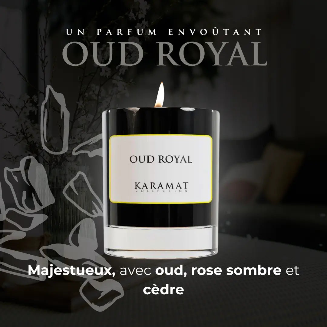 Image of bougie parfumée Oud Royal – Majesté Orientale-3