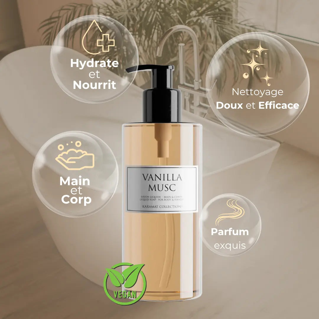 Image of VANILLA MUSC Savon Liquide de Luxe 300ml-3