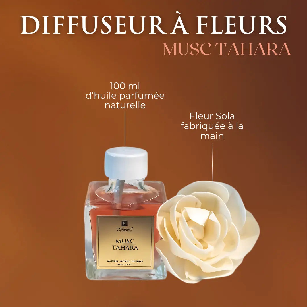Image of DIFFUSEUR À FLEURS 100ml – MUSC TAHARA-2