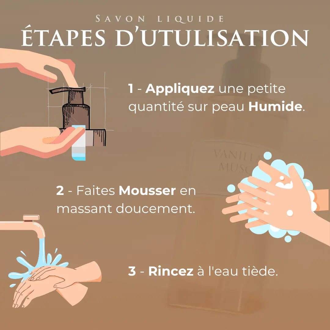 Image of VANILLA MUSC Savon Liquide de Luxe 300ml-4