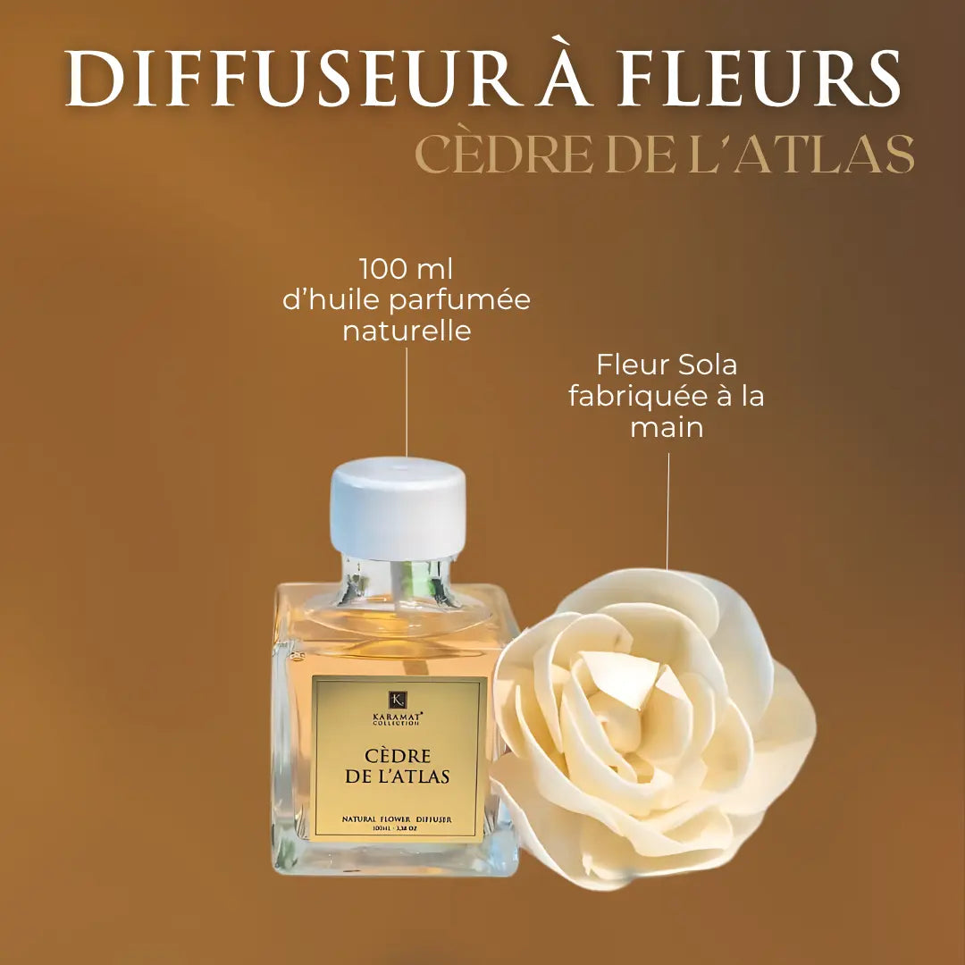 Image of DIFFUSEUR À FLEURS 100ml – CÈDRE DE L’ATLAS-3